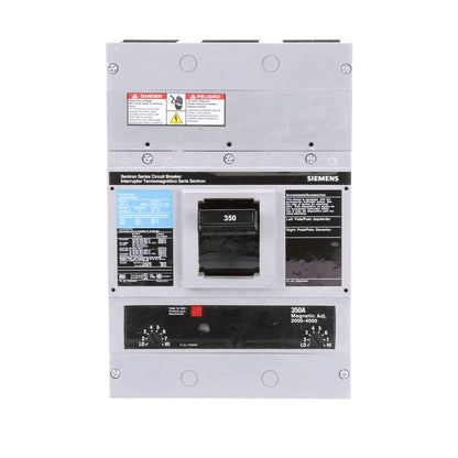 Siemens JXD62B350 Circuit Breaker | 600V 350A 2P 35kA@480V Bolt-On Sentron Series