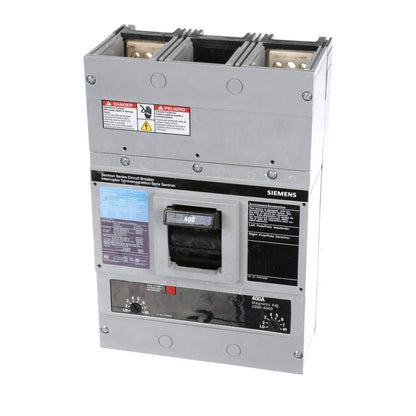 Siemens JXD62B400 Circuit Breaker | 600V 400A 2P 35kA@480V Bolt-On Sentron Series