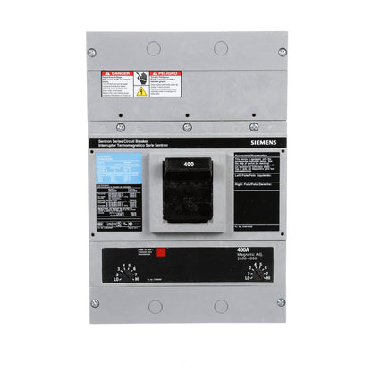 Siemens JXD62B400 Circuit Breaker | 600V 400A 2P 35kA@480V Bolt-On Sentron Series