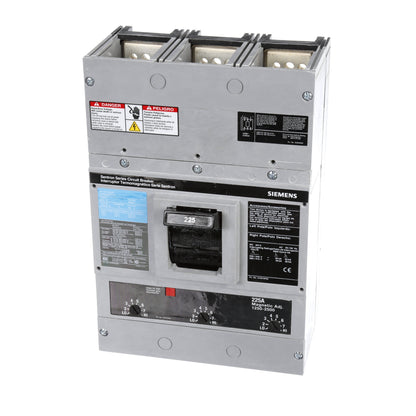 Siemens JXD63B225 Molded Case Circuit Breaker | 600V 225A 3P 35kA@480V Bolt-On Sentron Series