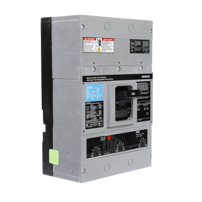 Siemens JXD63B250 Molded Case Circuit Breaker | 600V 250A 3P 35kA@480V Bolt-On Sentron Series