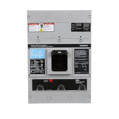 Siemens JXD63B300 Circuit Breaker | 600V 300A 3P 35kA@480V Bolt-On Sentron Series