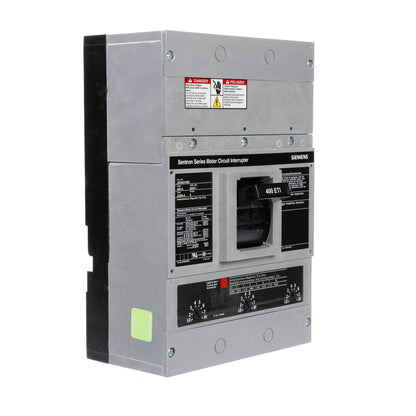 Siemens JXD63H400 Molded Case Circuit Breaker | 600V 400A 3P 35kA@480V Bolt-On Sentron Series