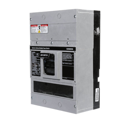Siemens JXD63S400A Molded Case Circuit Breaker | 600V 400A 3P 35kA@480V Bolt-On Sentron Series