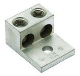 Burndy K2A40U Universal Connectors 1-Hole 300-800 kcmil Al/Cu Tin-Plated