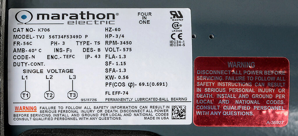 Breakers Unlimited K706 Motor Control | Citation K 600V 27A
