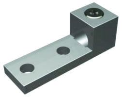 Burndy KA44U2N Aluminum Universal Terminal | 2-Hole 500-1000 kcmil Dual-Rated Tin-Plated