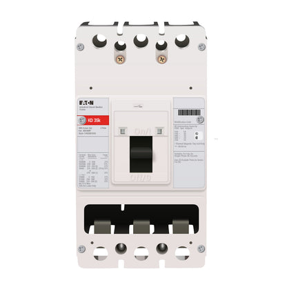 Cutler Hammer KD3400F Circuit Breaker | 600V 400A 3P 35kA@480V Bolt-On Series C