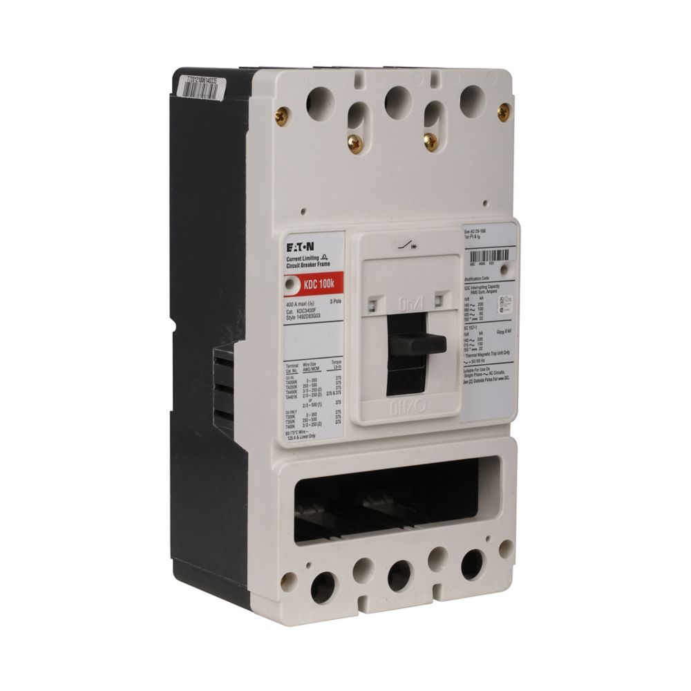 Eaton KDC3250 Circuit Breaker | Series C KDC 600V 250A