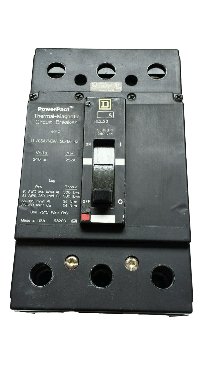 KDL32225 - Schneider Electric/ Square D Feed-Thru 225 Amp 3 Pole Circuit Breaker - Essential Electric Supply
