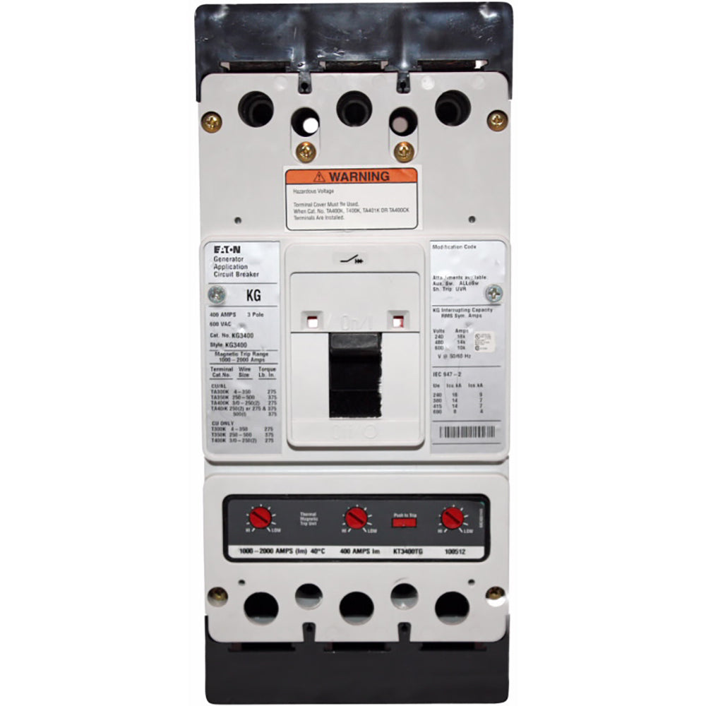 American, Federal Pacific KG3300 Circuit Breaker | Series C KG 600V 300A