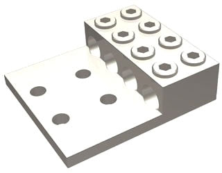 Burndy KK3A40U4N Electrical Connector | 3-Conductor 4-Hole Mount Al/Cu Rated