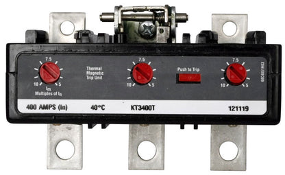Cutler Hammer KT3250T Circuit Breaker | 3P 600V 250A Thermal Magnetic Series C