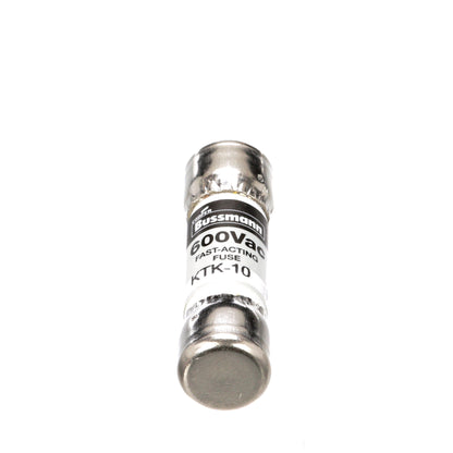 Bussmann KTK-10 Low Voltage Fuse 600V 10A 100kA@600V KTK Series
