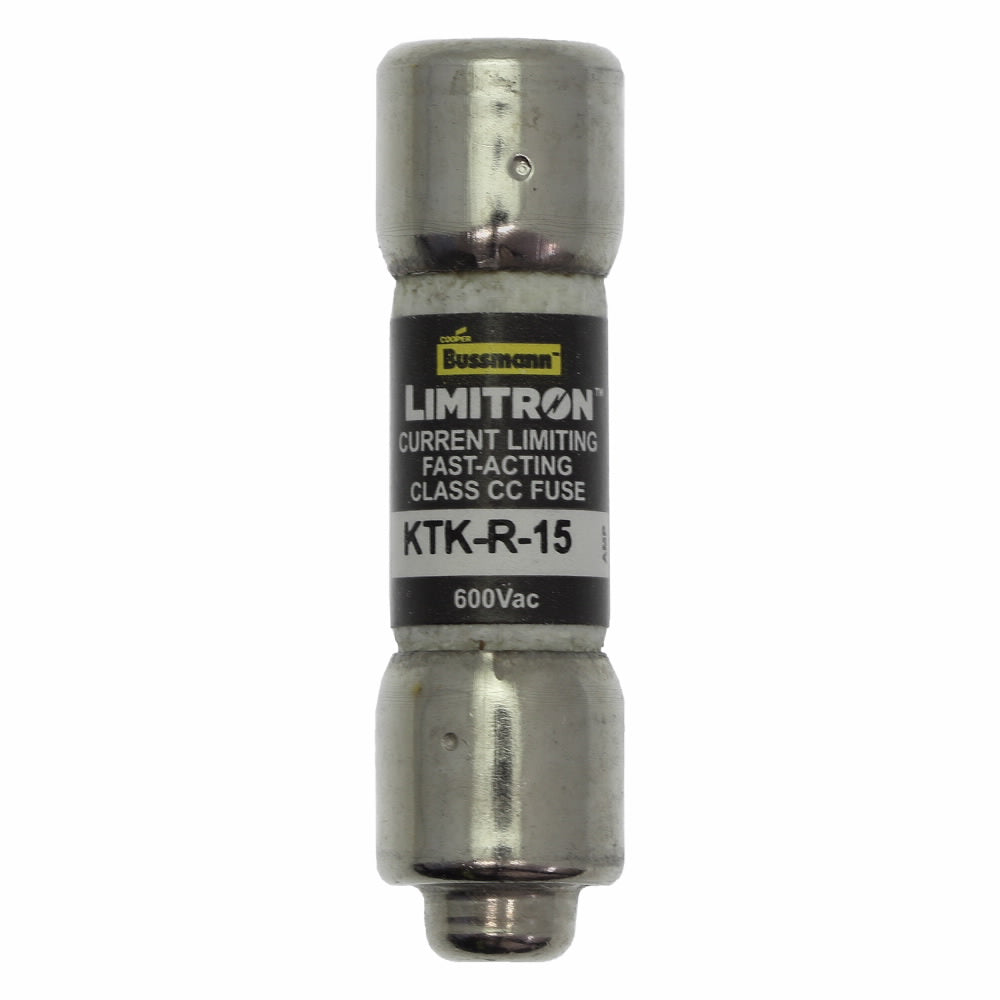 Cooper Bussmann, Bussmann KTK-R-15 Low Voltage LIMITRON 600V 15A Fuse - Essential Electric Supply