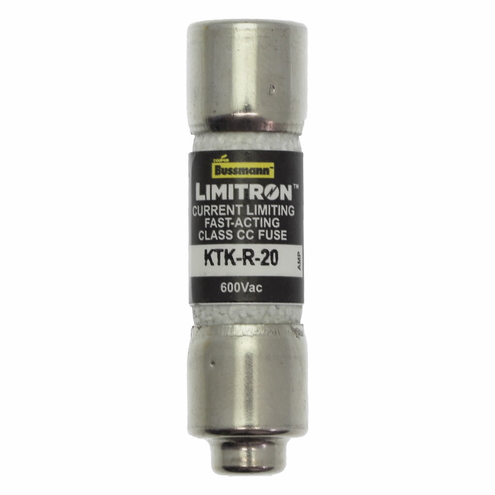 Cooper Bussmann, Bussmann KTK-R-20 Low Voltage LIMITRON 600V 20A Fuse - Essential Electric Supply