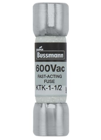 Cooper Bussmann KTK1-1/2 High Voltage Fuse 600V KTK