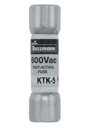 BUSS KTK5 FUSE | 5A 600V FAST-ACTING LIMITRON