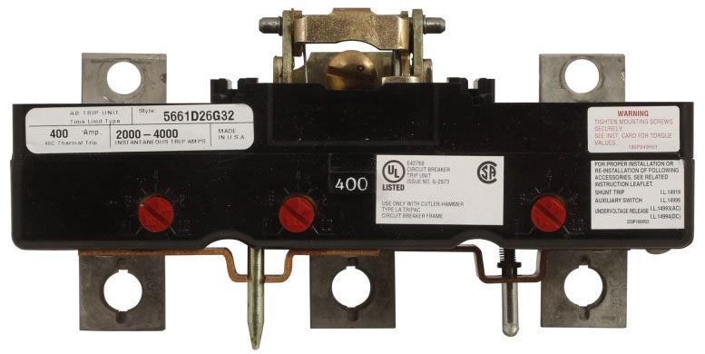 LA3125PR - Westinghouse Bolt-On 125 Amp 3 Pole Circuit Breaker - Essential Electric Supply