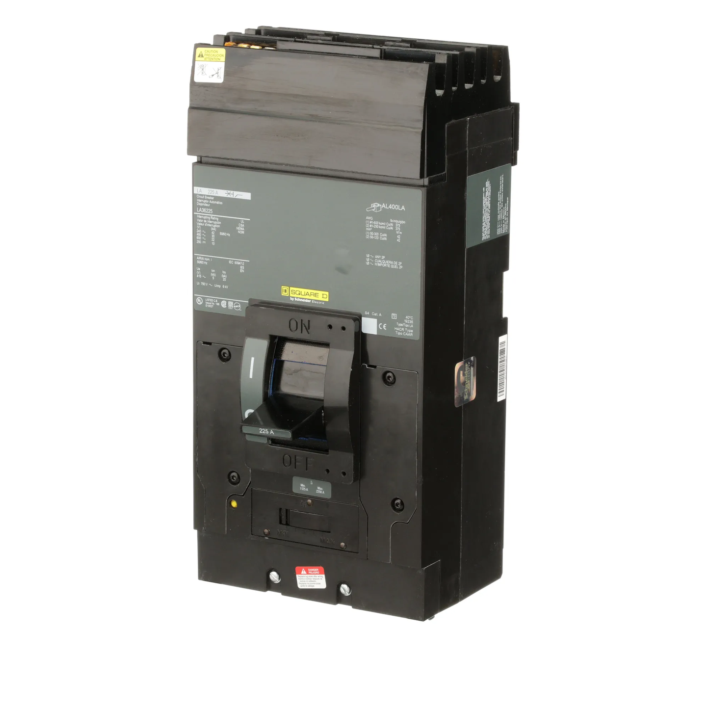 Square D LA36225 Circuit Breaker | 600V 225A 3P 30kA@480V I-Line