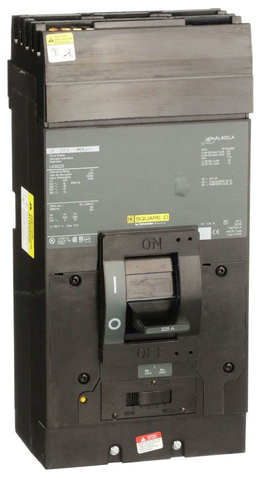 LA36225 - Square D I-Line Style Plug-In 225 Amp 3 Pole Circuit Breaker - Essential Electric Supply