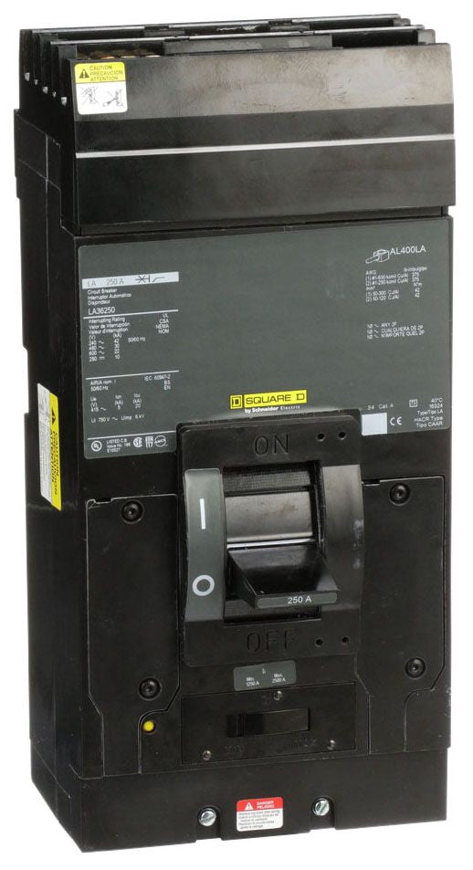 LA36250 - Square D I-Line Style Plug-In 250 Amp 3 Pole Circuit Breaker - Essential Electric Supply