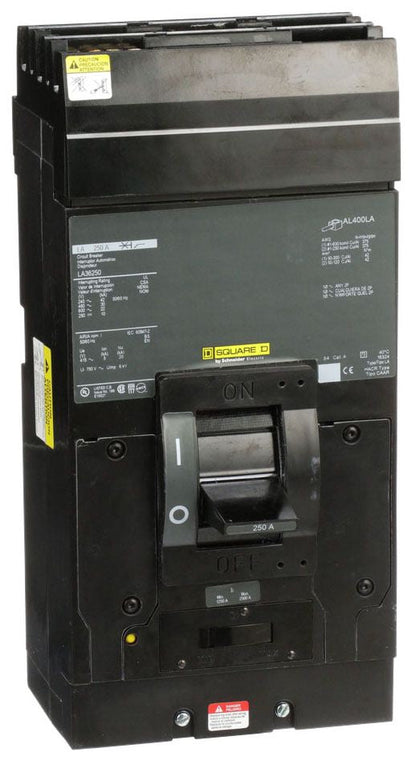 LA36250 - Square D I-Line Style Plug-In 250 Amp 3 Pole Circuit Breaker - Essential Electric Supply
