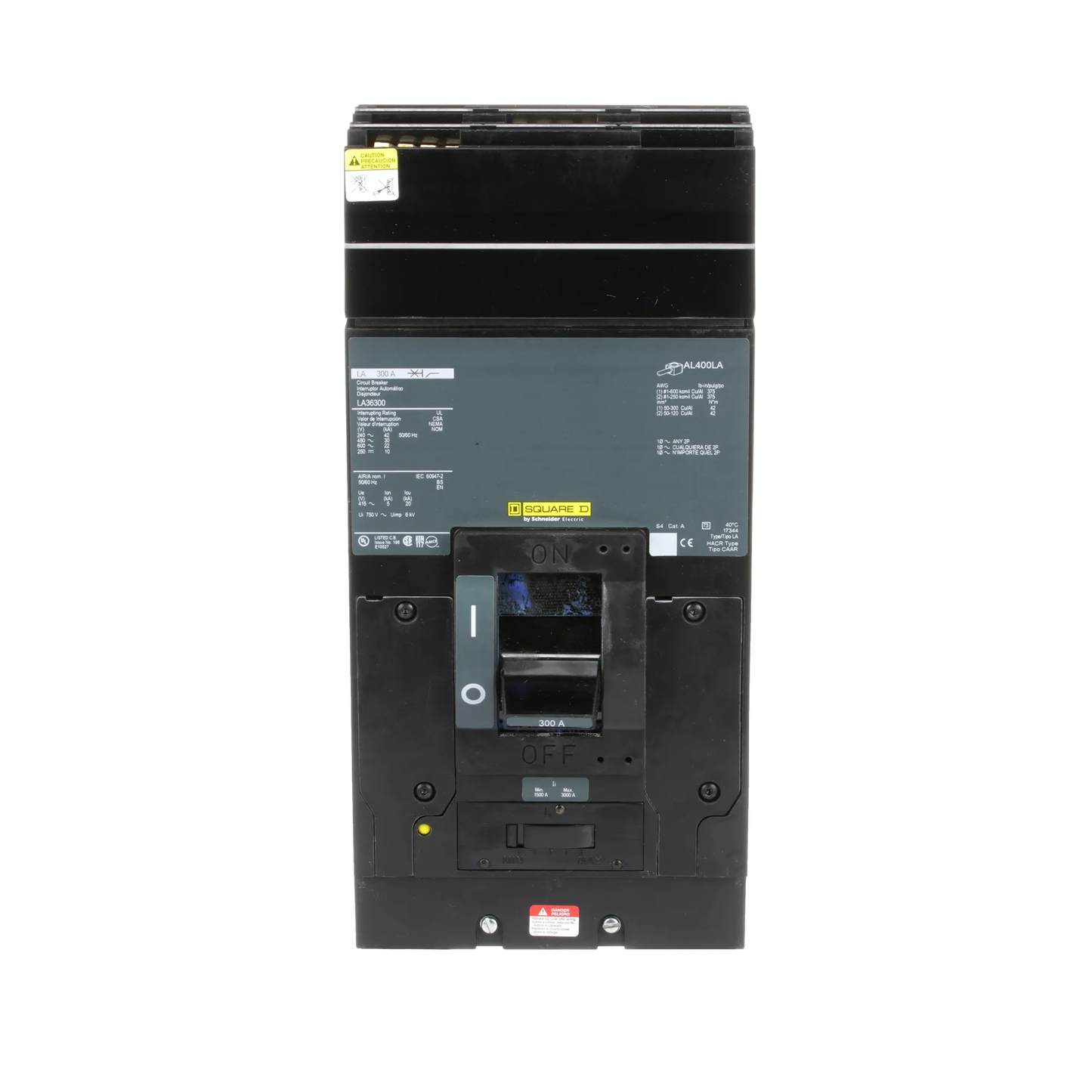 Square D LA36300 Circuit Breaker | 600V 300A 3P 30kA@480V I-Line