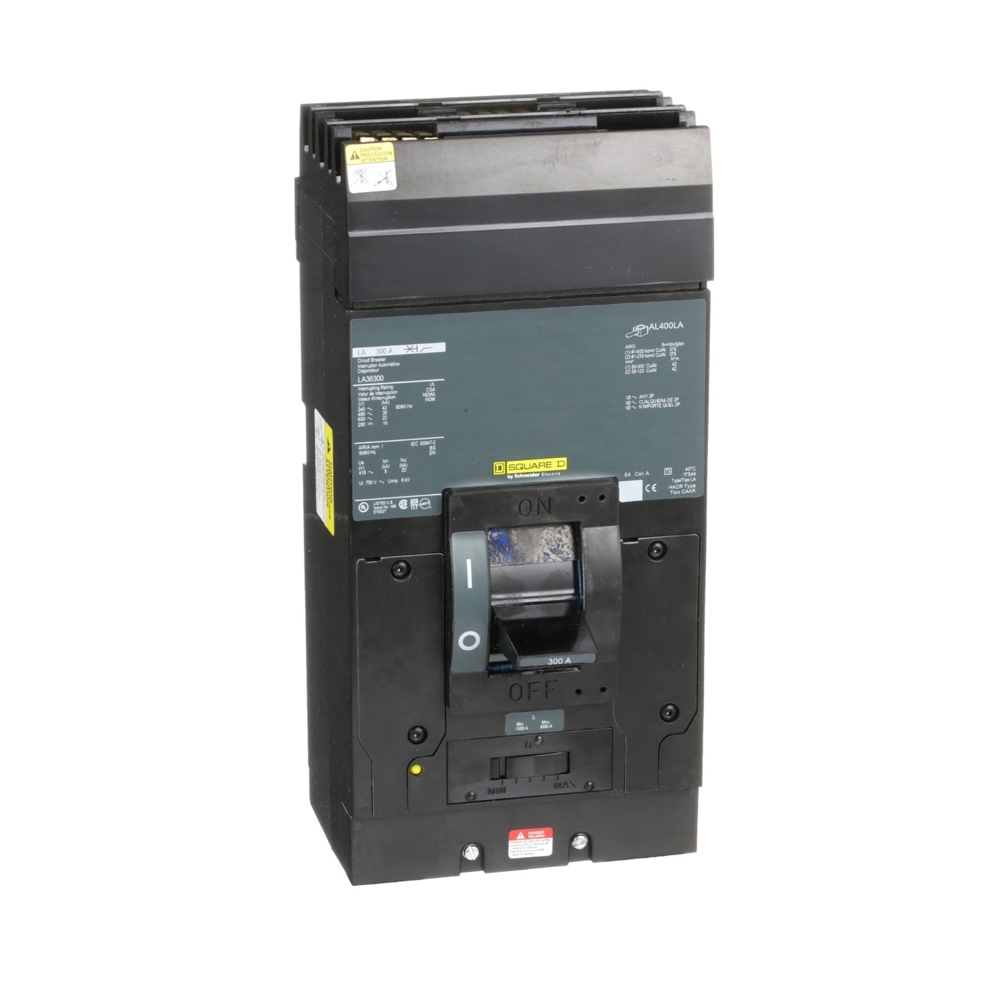 LA363001021 - Square D I-Line Style Plug-In 600V 300A 3 pole circuit breaker 30kA@480V - Essential Electric Supply