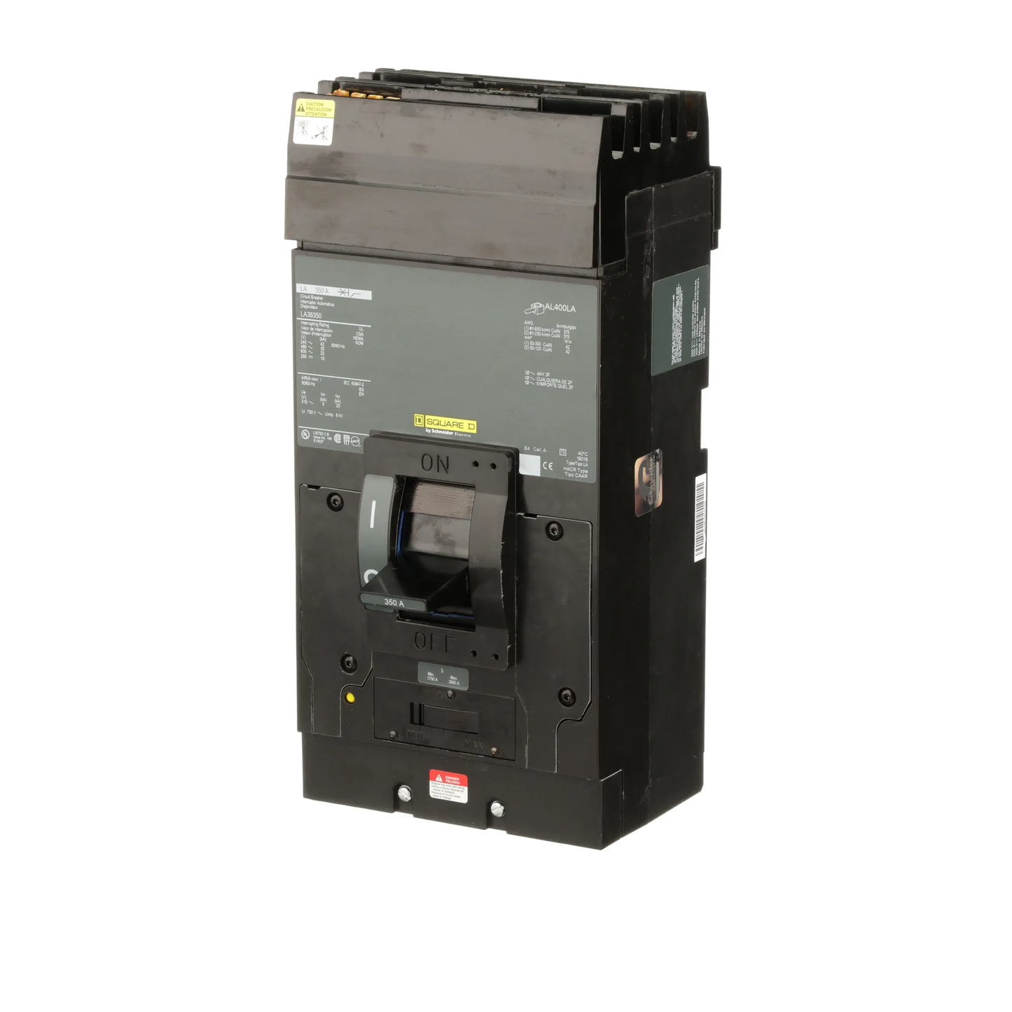 Square D LA36350 Circuit Breaker | 600V 350A 3P 30kA@480V I-Line