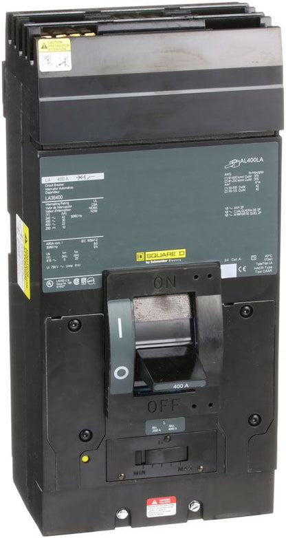 LA36400 - Square D I-Line Style Plug-In 400 Amp 3 Pole Circuit Breaker - Essential Electric Supply