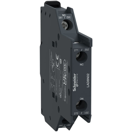 Square D LAD8N02 Auxiliary Contact 2 NC TeSys D