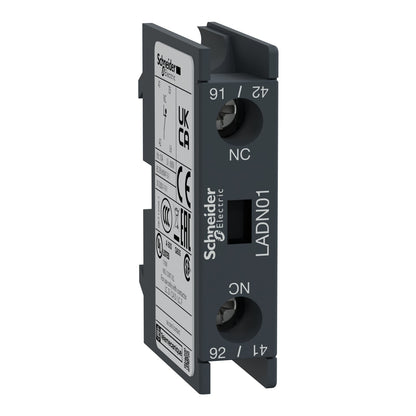 LADN01 Schneider Electric TeSys D Auxiliary Contact 1 NC - Essential Electric Supply