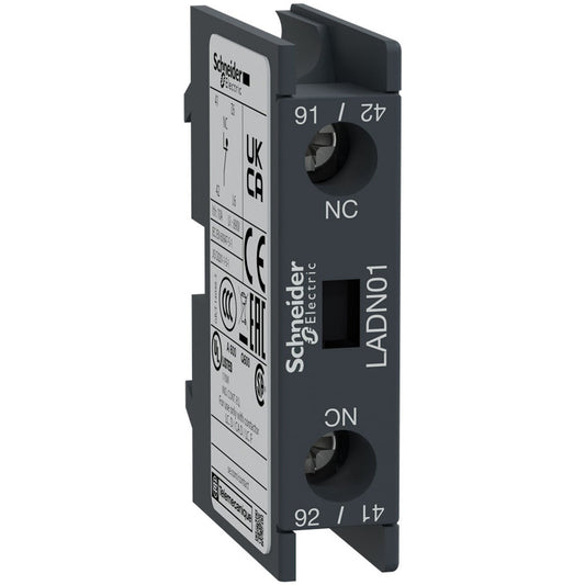 Telemecanique LADN01 Contactor And Motor Starter Auxiliary | 1NC 690V AC TeSys D