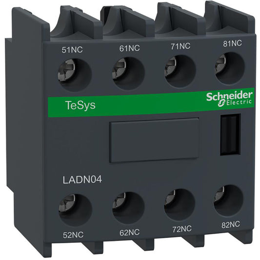 Telemecanique LADN04 Contactor And Motor Starter Auxiliary | 4NC 690V AC TeSys D