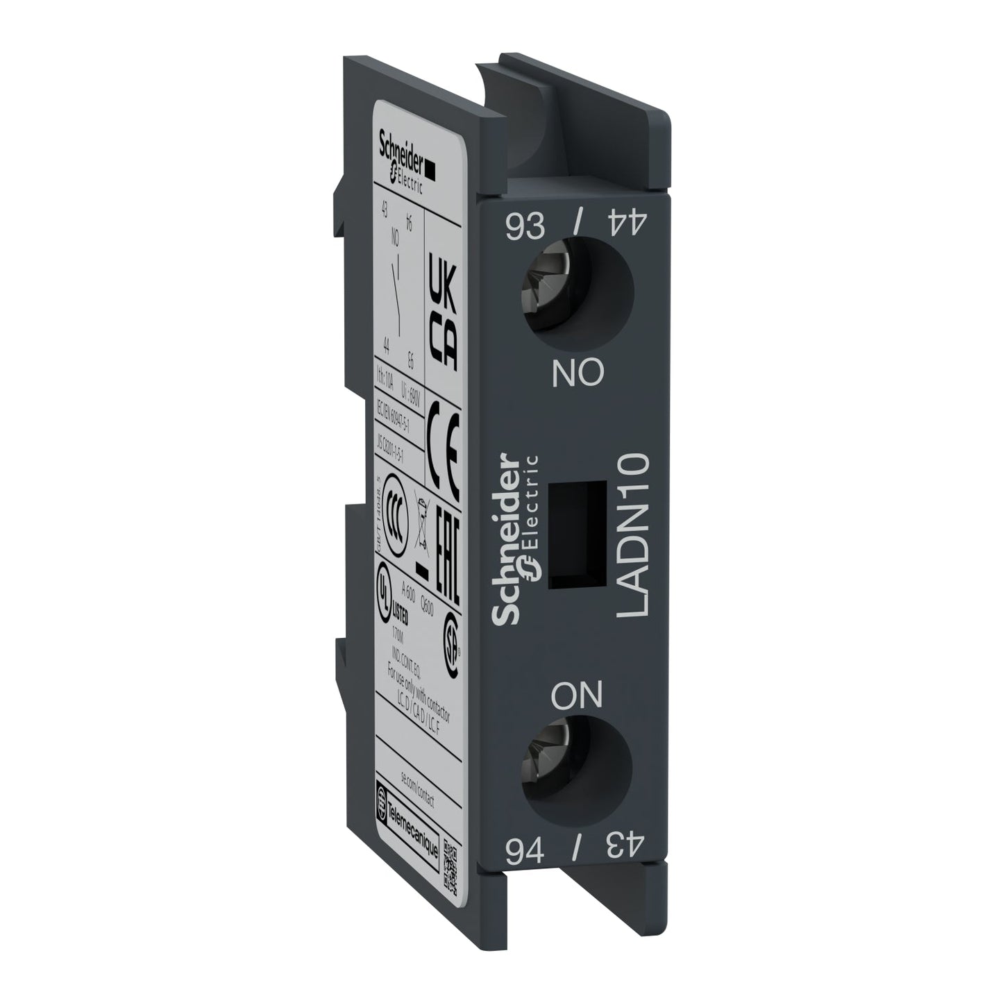 LADN10 Schneider Electric TeSys D Auxiliary Contact 1 NO - Essential Electric Supply