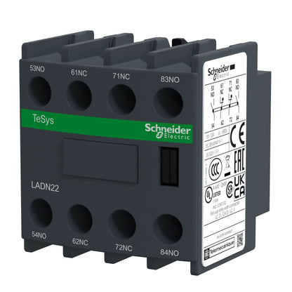 Telemecanique LADN22 Contactor And Motor Starter Auxiliary | 2NO/2NC 690V AC TeSys D
