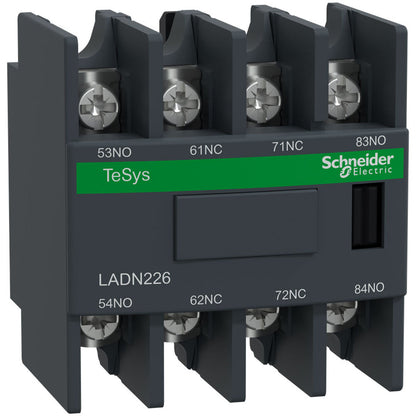 Schneider Electric LADN226 Contactor And Motor Starter Auxiliary | 2 NO + 2 NC