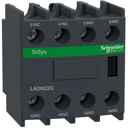 Schneider Electric LADN22G Contactor And Motor Starter Auxiliary | 2 NO + 2 NC
