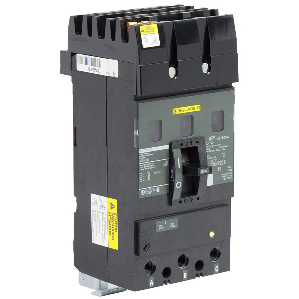 Square D LAL361501021 Circuit Breaker | 600V 150A 3P 30kA@480V Feed-Thru LAL Series