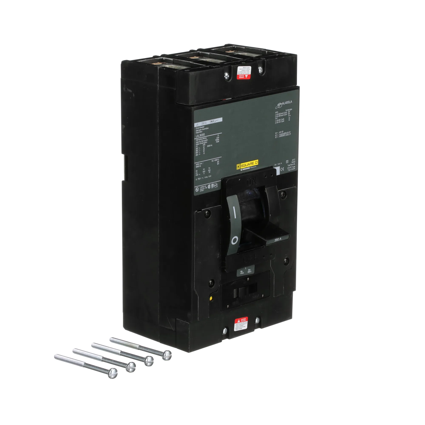 Square D LAL36350 Circuit Breaker | 600V 350A 3P 30kA@480V Feed-Thru LAL Series