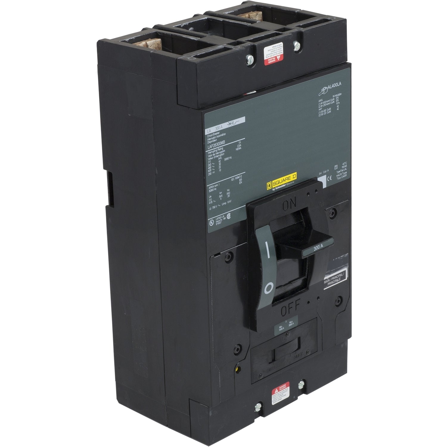 LAP26350V - Square D Bolt-On 600V 350A 2 pole circuit breaker 30kA@480V - Essential Electric Supply