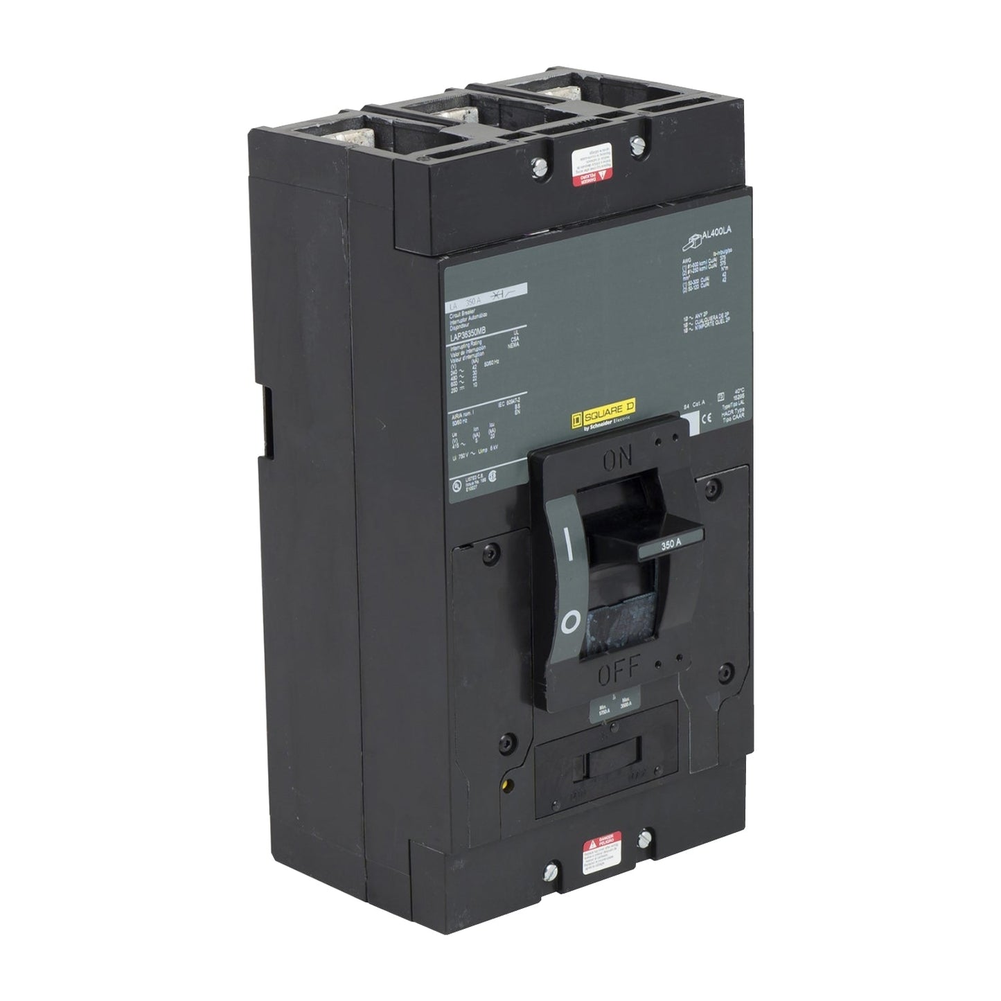 LAP36350MB - Square D Bolt-On 600V 350A 3 pole circuit breaker 30kA@480V - Essential Electric Supply