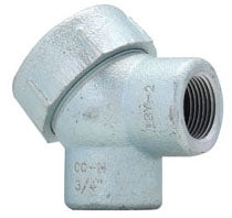 Crouse-Hinds LBY55SA Condulet LBY Elbow Fitting Copper-Free Aluminum 90Â° for 1-1/2" Rigid/IMC Conduit