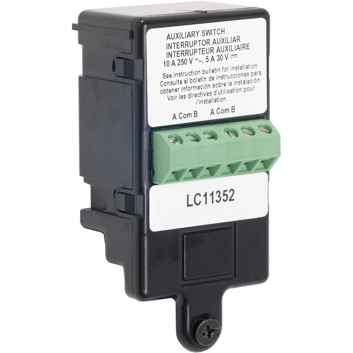 Square D LC11352 Circuit Breaker Auxiliary 2A/2B LC Series