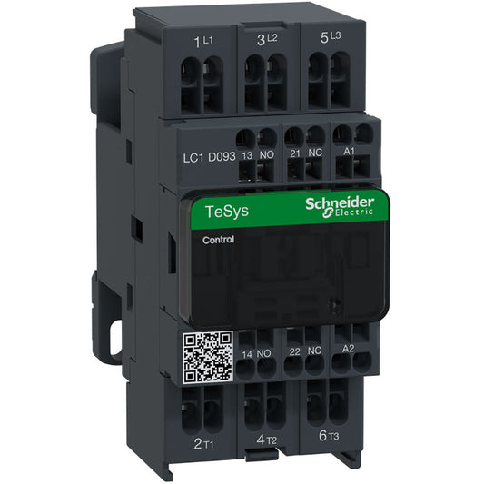 Schneider Electric LC1D093G7 Contactor 3 pole 600V 25A 110V coil TeSys D