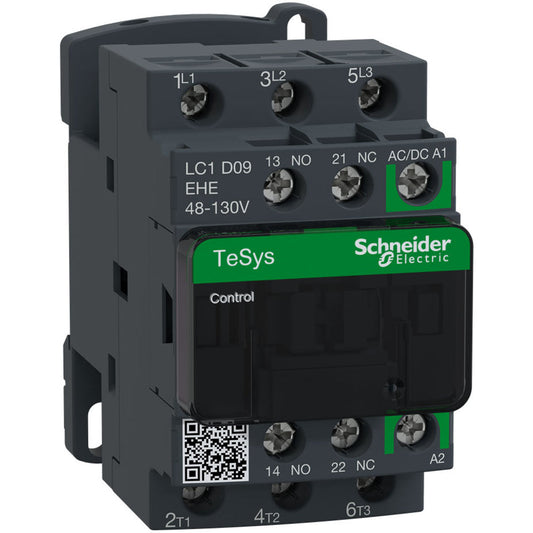 Schneider Electric LC1D09EHE Contactor | 480V 9A 3P 48V Coil TeSys Deca Series