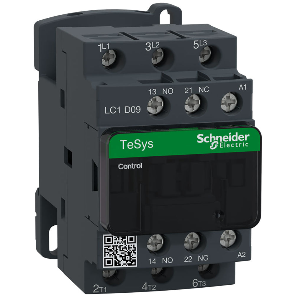Schneider Electric LC1D09LE7 Contactor 3P 600V 25A 208V Coil TeSys D