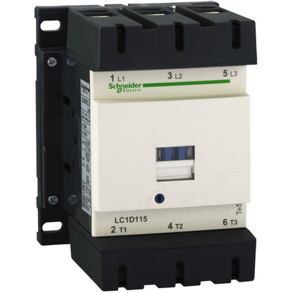 Schneider Electric LC1D1156F7 Contactor | 3P 600V 250A 110VAC Coil TeSys D