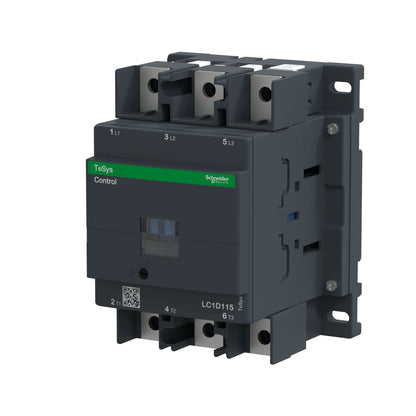 LC1D1156M7 Schneider Electric 115A 3-Pole Contactor - Direct Replacement, 220V Coil